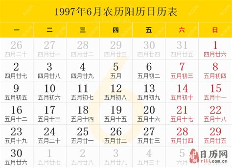 1997年3月15日|1997年3月日历表